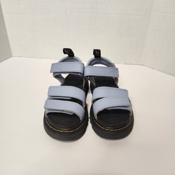 Doc Martens Sandals Klaire J Sandals Girl's Size 3 Blue Adjustable Straps - Picture 5 of 8